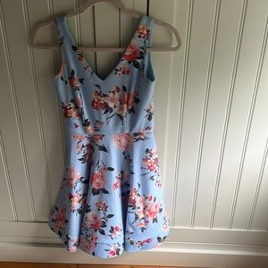 Floral Formal Mini Dress
